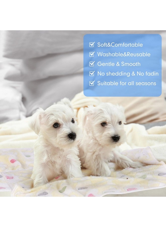 Chumia Chumia 15 Pcs Blankets for Dog Cat Soft Fluffy Fleece Washable Pet Dog Pattern Print Fleece Blankets for Pets Throw Warm Bed Mat for Puppy Cat 3 Colors, 24 x 16 Inches(Elephant) - Image 4
