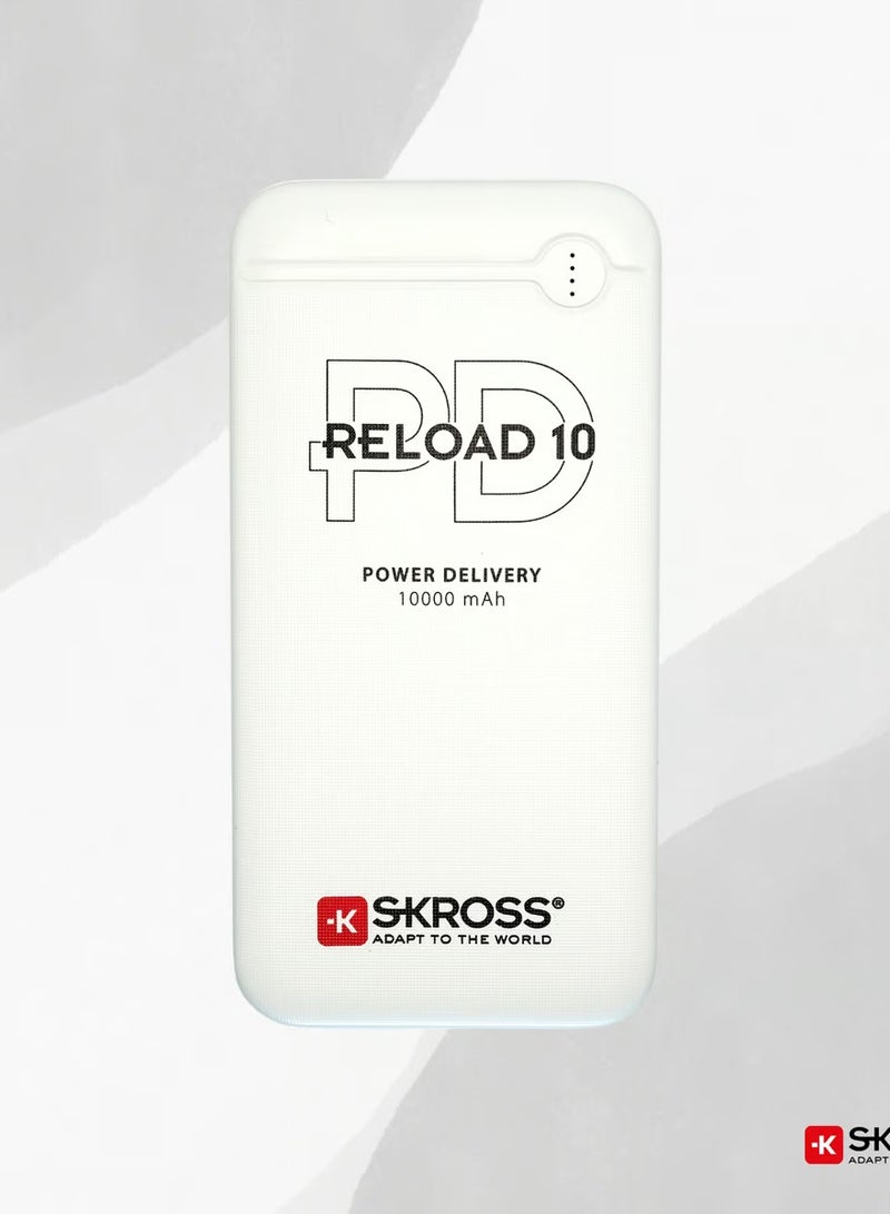 سكروس Skross Power Bank 10000mAh RELOAD 10(1400137-HGF-W) W - Image 1