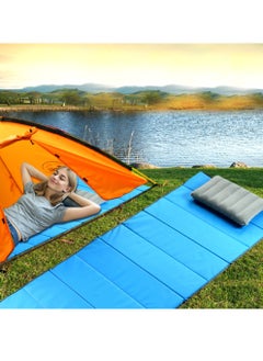 Closed Cell Foam Camping Sleeping Pad, 27" Wide Lightweight Folding Camping Pad for Hiking Backpacking, 75"x27"x0.6"