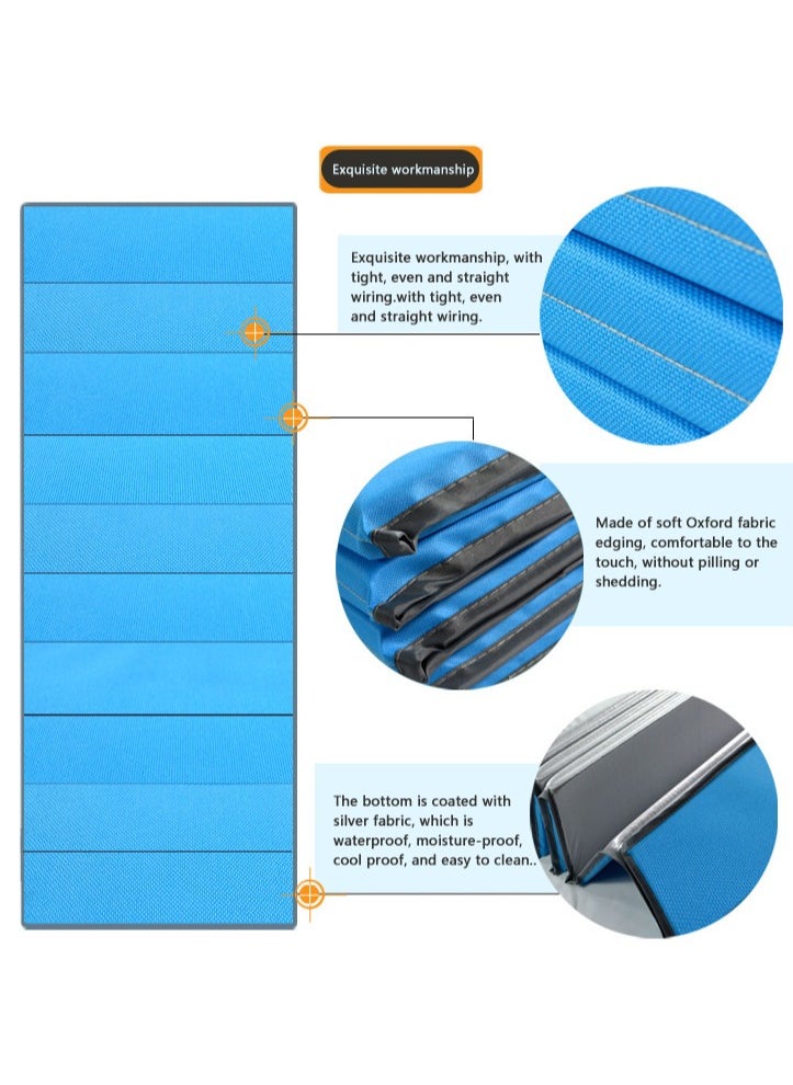 Arabest - Closed Cell Foam Camping Sleeping Pad, 27" Wide Lightweight Folding Camping Pad for Hiking Backpacking, 75"x27"x0.6" - Image 1