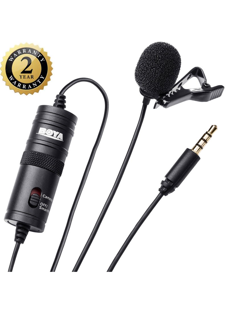 BOYA - BOYA BY-M1 Omnidirectional Lavalier Microphone with 2 years warranty - official distributor - Image 1
