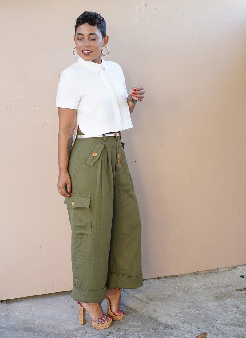 Simplicity Sewing Pattern S8889 Misses' Shirt and Wide Leg Pants by Mimi G Style (U5 (16-18-20-22-24)) - Image 3