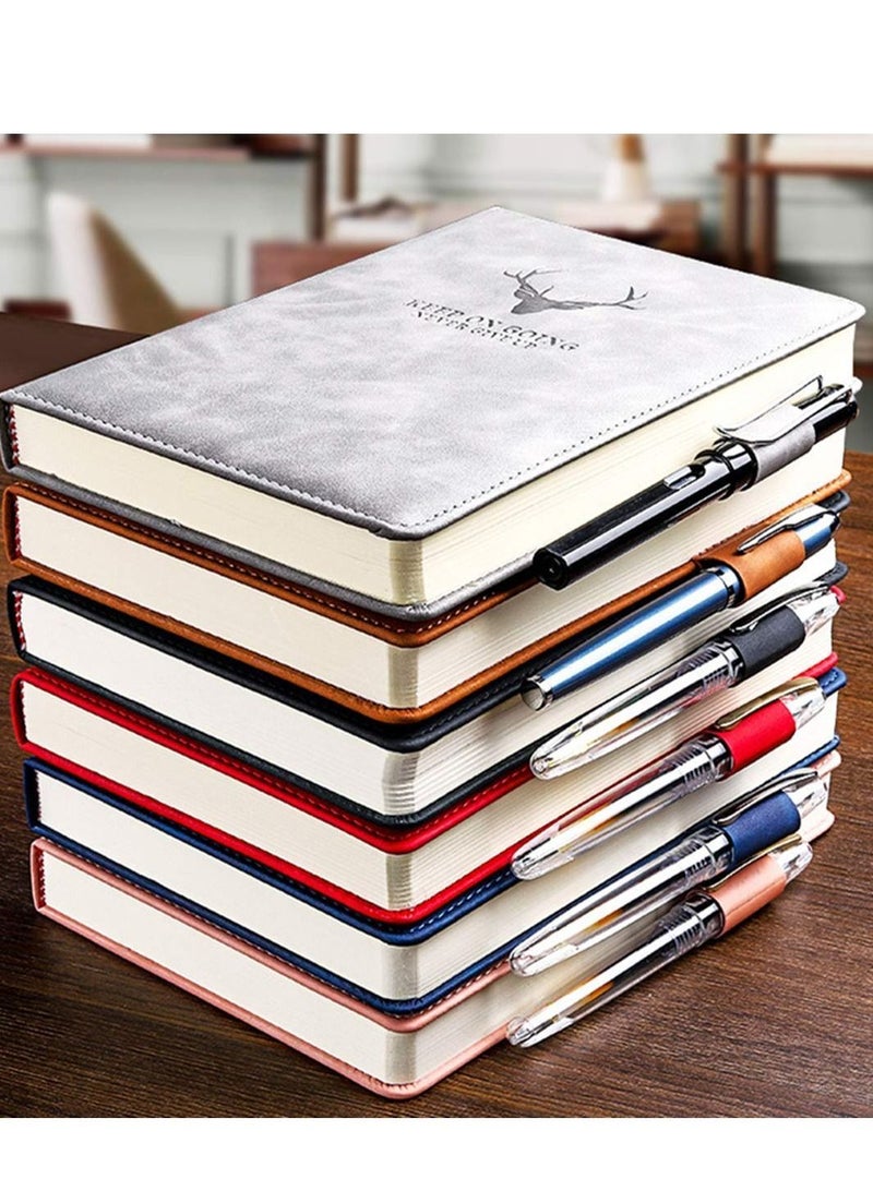 نيبمينينت A5 Notebook Journal Hardcover Executive Diary with Premium Thick Paper, Orange - Image 5