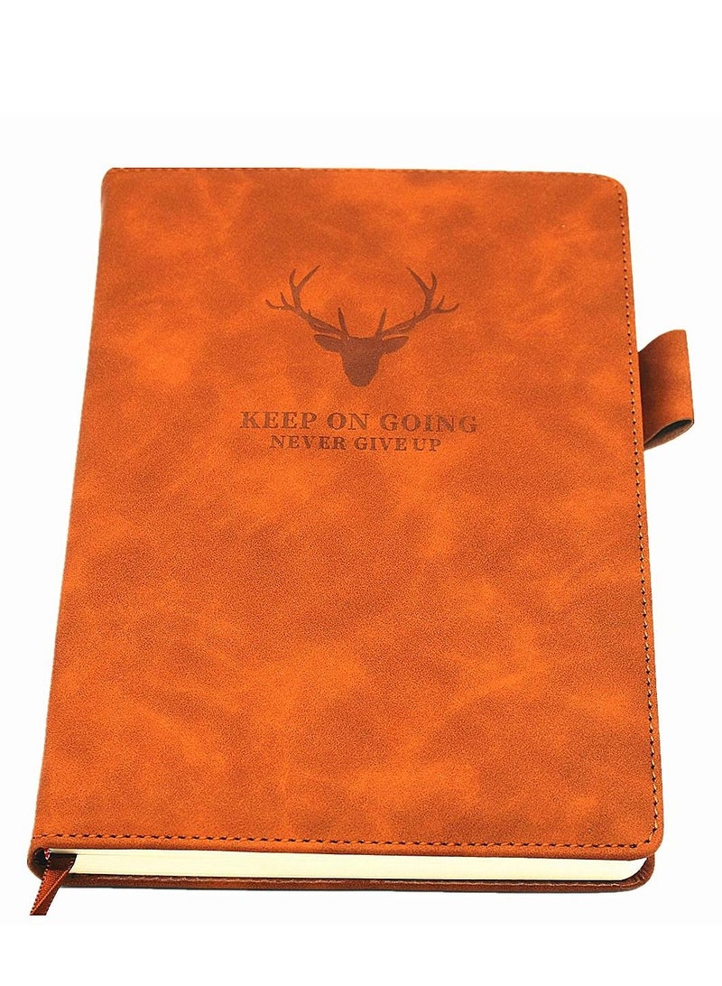 نيبمينينت A5 Notebook Journal Hardcover Executive Diary with Premium Thick Paper, Orange - Image 1