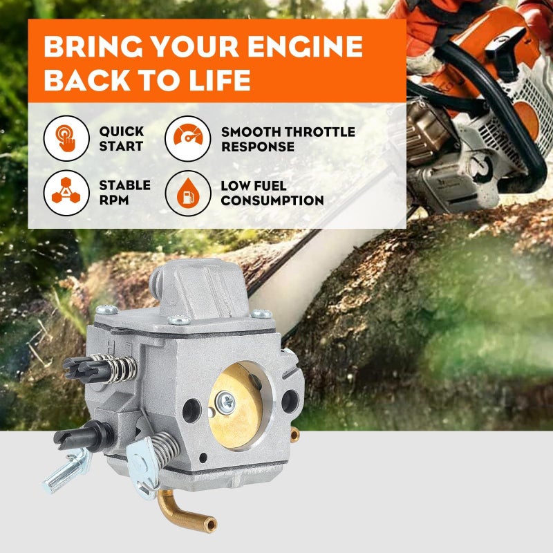 Hipa MS 290 Carburetor for STHIL MS290 029 MS 290 MS310 039 MS390 039 MS 310 MS 390 Chainsaw parts replace 1127 120 0650 HD-19 - Image 4