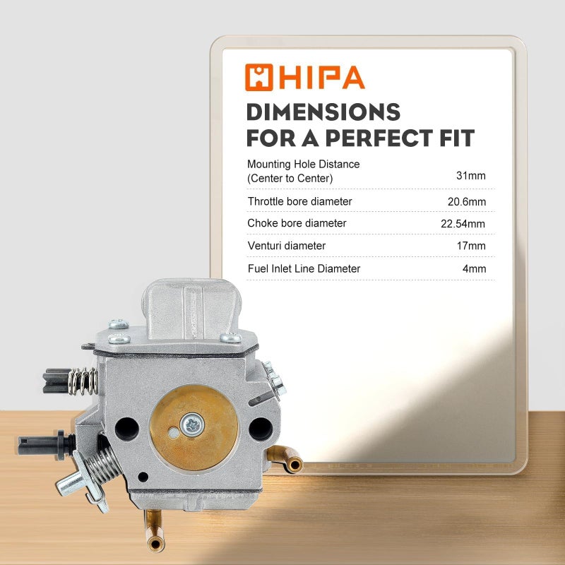 Hipa MS 290 Carburetor for STHIL MS290 029 MS 290 MS310 039 MS390 039 MS 310 MS 390 Chainsaw parts replace 1127 120 0650 HD-19 - Image 5