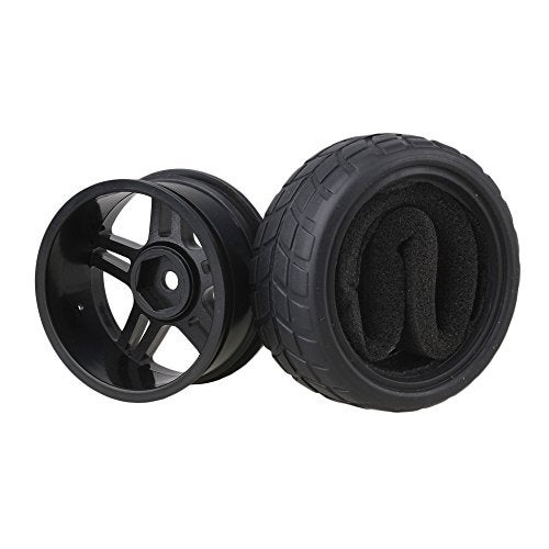 BQLZR Rubber Hub Wheel Rim&Tires 1:10 On-Road Racing Car RC Pack of 4 (20111) - Image 4