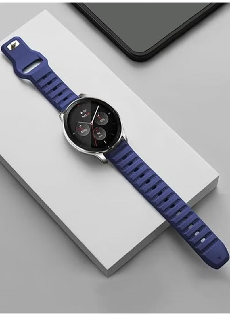 X-level - 22mm Sports Strap Compatible with Huawei Watch GT3/GT3 Pro 46mm/GT2/GT 46mm/GT2 Pro/GT2e/Huawei Watch 3/3 Pro/Samsung Galaxy Watch 3 45mm, Soft Silicone Waterproof Replacement Watch Band For Men Women - Image 1