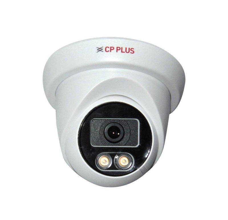 CP PLUS H.265, 2.4 MP Guard+ Colorful View in Dark 4 Camera Combo Kit with 4Ch DVR, 1 Dome 3 Bullet Cameras, 1TB HDD, Power Supply, 90Mtr Cable, Audio Mic and Connectors Wired CCTV Security Camera Set - Image 2