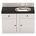 Inusitus Dollhouse Kitchen Sink Cabinet Mini White Countertop 112 Scale Furniture for 6 Inch Dolls - Image 4