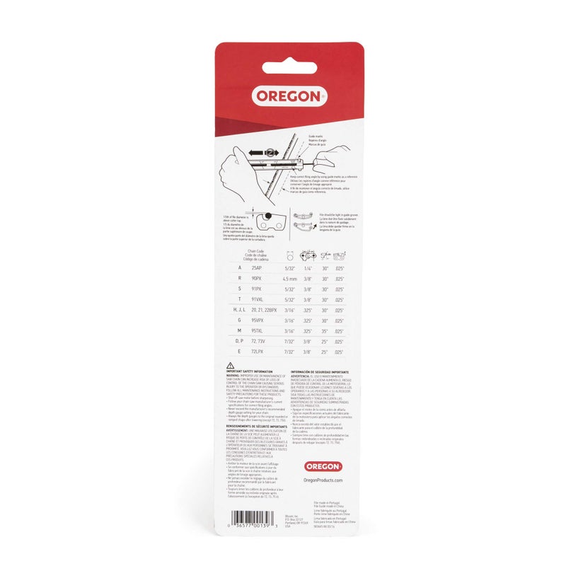 Oregon 25894 5/32-Inch Chainsaw File Guide with File - Image 3