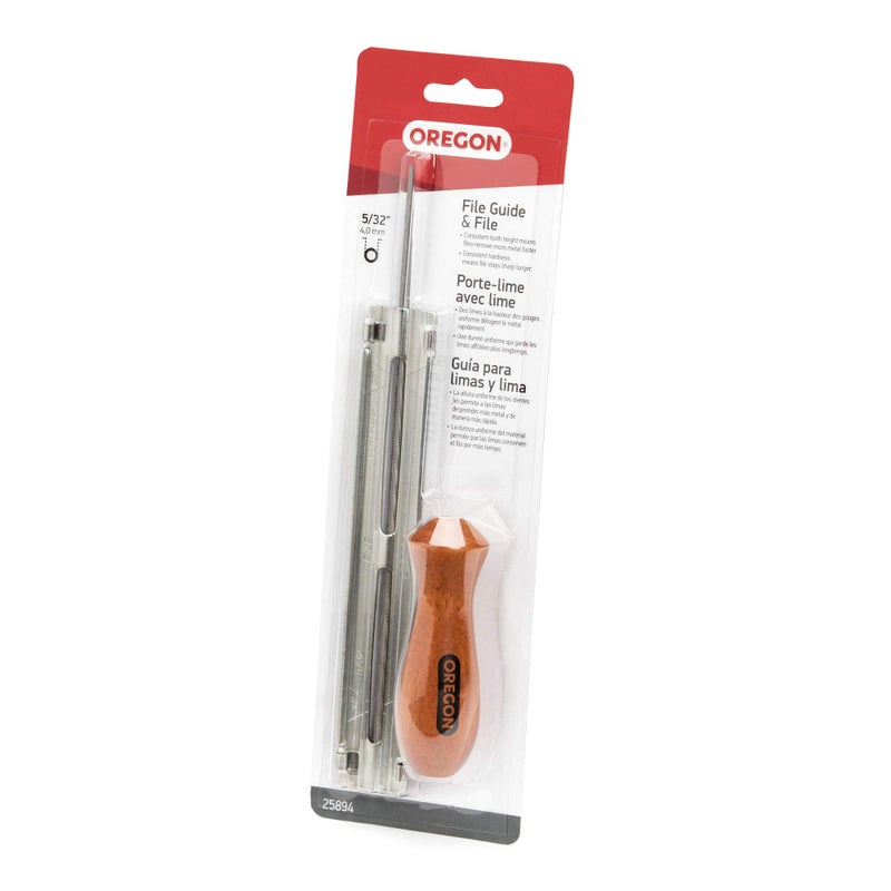 Oregon 25894 5/32-Inch Chainsaw File Guide with File - Image 1