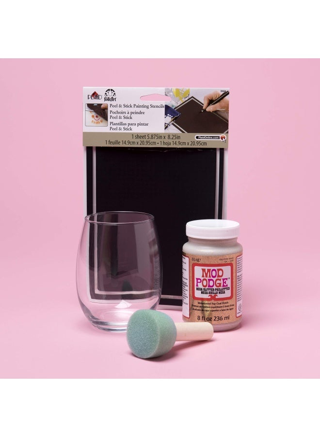 Mod Podge Mg Glitr Gold 8Oz  - Image 4