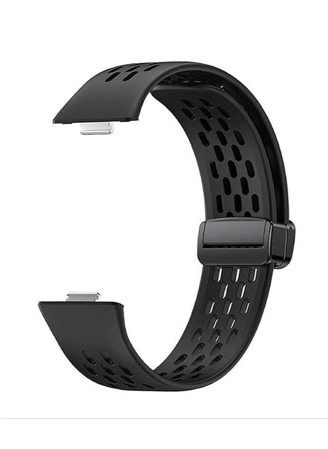 حَبْل تِك سوار سيليكون رياضي لساعة هواوي الذكية Fit 3 Fit 4 Fit 4 Pro Fit 5 Fit 5 Pro مناسب للاستخدام اليومي والنشاطات الخارجية والهدية - Image 2