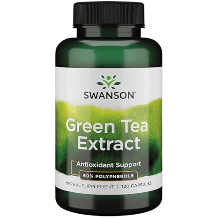 Swanson Green Tea Extract (Standardized) 120 Capsules - Image 1