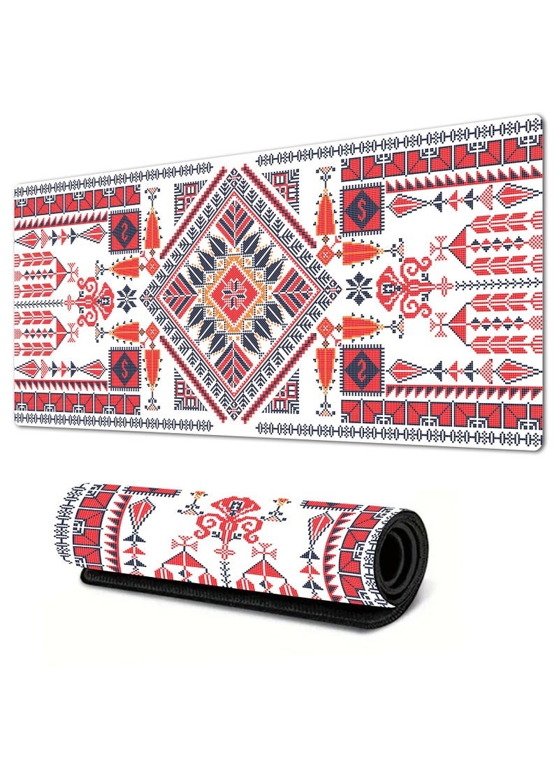 Stylish, Ergonomically Designed Mouse Pad, Waterproof Gaming Mouse Pad 900x400 mm,XXL Desk Mat - Image 1