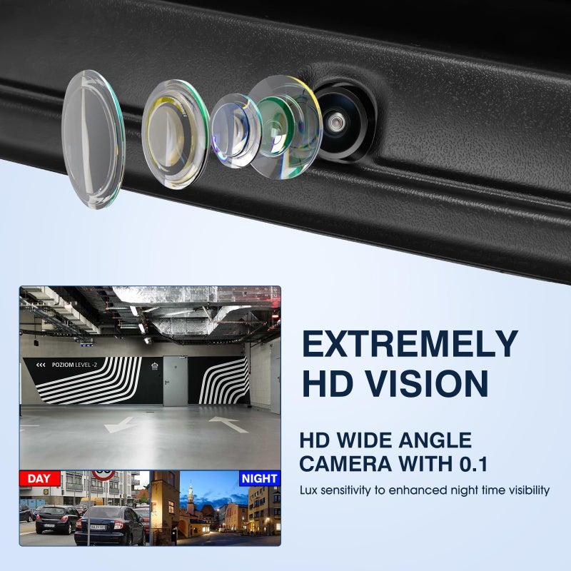 ACAUTO Tailgate Handle Backup Camera Fit for Chevy Silverado 2014-2018,Fit for GMC Sierra 2500HD 3500HD Canyon 2015-2018 Tailgate Reversing Rear View Park Assist Camera RCA Plug Replaces 23448681 - Image 4