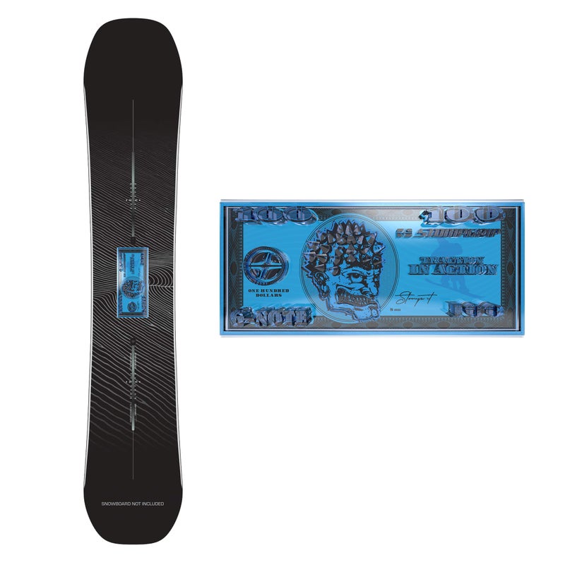 Stompgrip Premium Snowboard Stomp Pad GNote Vice Collection 3D Decal Blue - Image 2