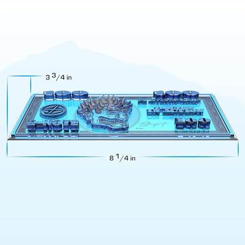 Stompgrip Premium Snowboard Stomp Pad GNote Vice Collection 3D Decal Blue - Image 3