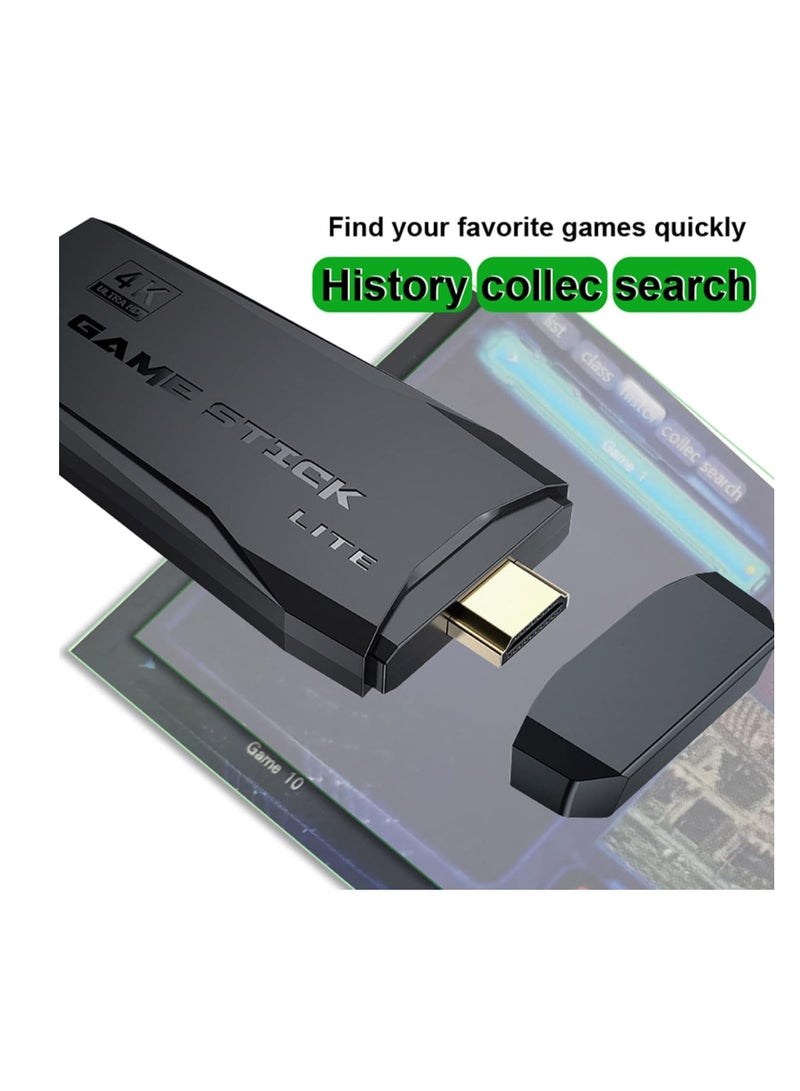 ELTRAZONE Y3 Lite Game Stick Console with Dual 2.4G Wireless Controllers Connect TV High-definition Output with 64GB Card 10000 Games - Image 5