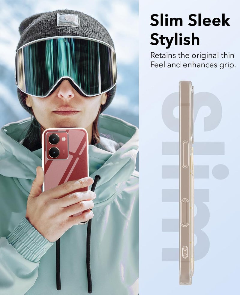 Jkobi Lifetime Anti-Yellow Clear Back Case Cover for Realme P3 Ultra (Sleek Hard Crystal | Shockproof and Camera Protection) - Image 3