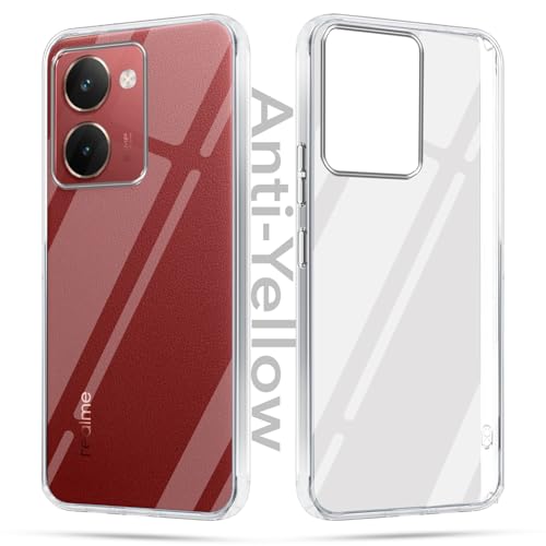 Jkobi Lifetime Anti-Yellow Clear Back Case Cover for Realme P3 Ultra (Sleek Hard Crystal | Shockproof and Camera Protection) - Image 1