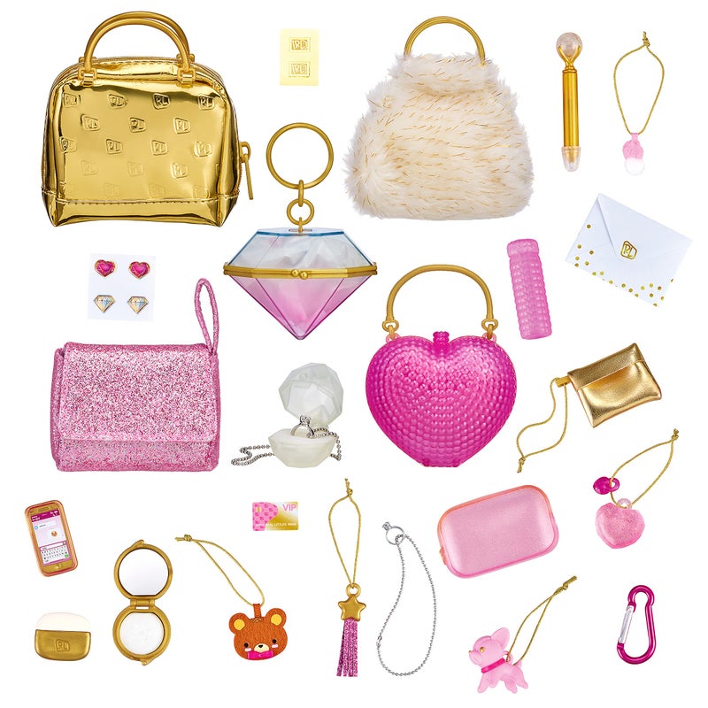 REAL LITTLES | Collectible Micro Handbag Collection | 5 Exclusive Bags | Plus 17 Beauty Surprises Inside!, Multicolor (25266) - Image 2