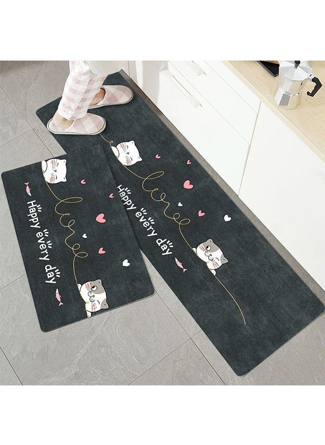 Generic - Kitchen Mats Kitchen Floor Carpet Long Hallway Rug Absorbant Thick Non-Slip Washable Area Rugs For Kitchen Floor Indoor Outdoor Entry Carpet - Image 1
