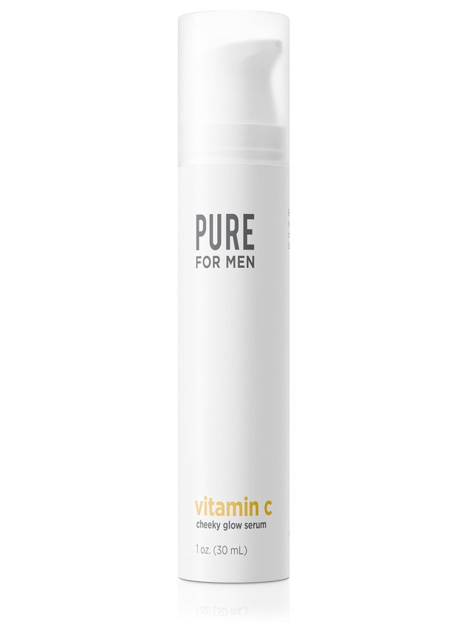 Pure For Men Gold Vitamin C Serum | Vegan, Nourishes, Brightens, and Hydrates for Radiant, Youthful Skin from Cheek to Cheek | Essential Oils & Ascorbic Acid | 1 oz. - Image 1