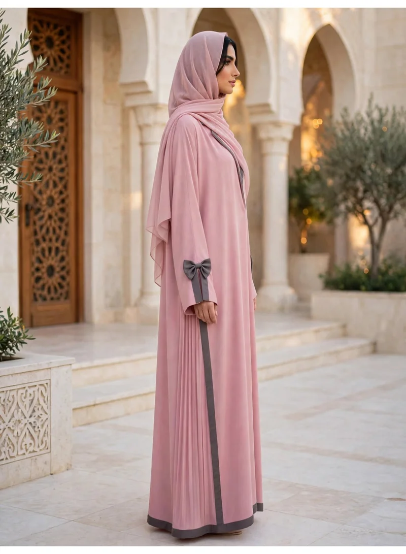 Ikkxa  Elegant Bow Sleeve Abaya for Modest Fashion for Women | Best Price UAE