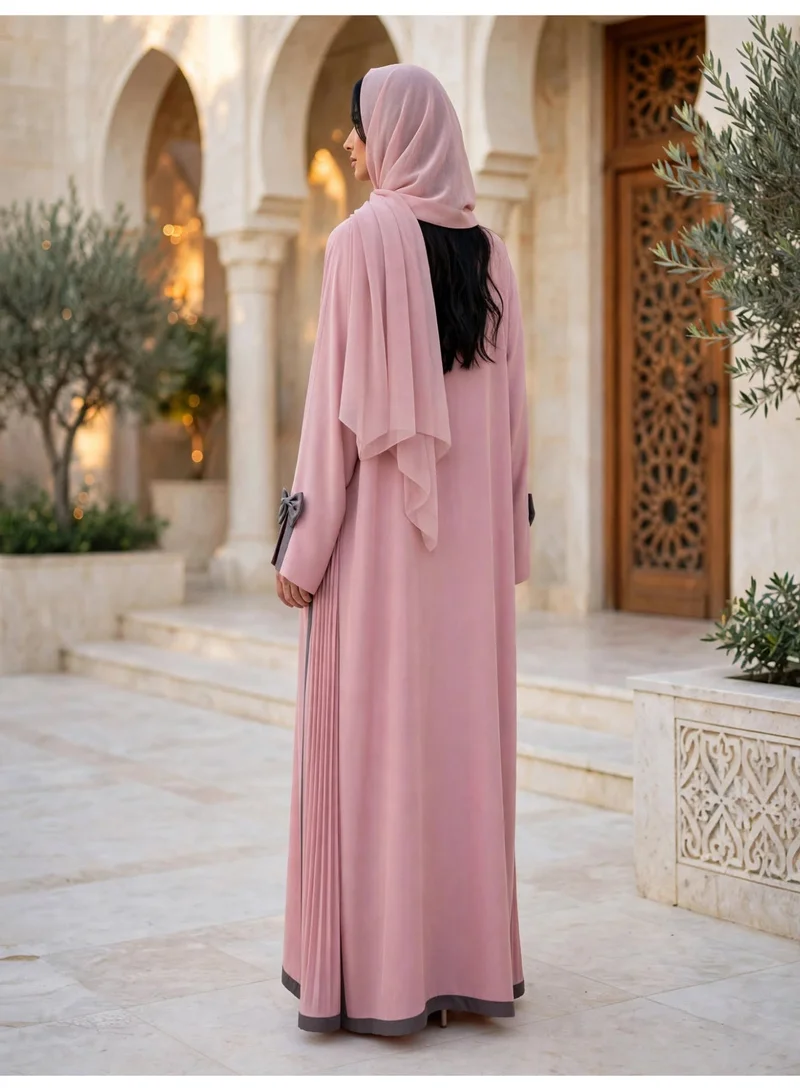 Ikkxa  Elegant Bow Sleeve Abaya for Modest Fashion for Women | Best Price UAE
