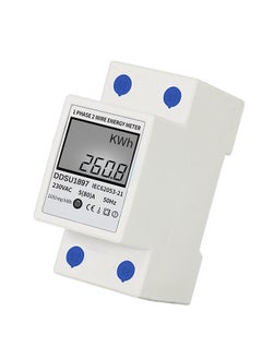Digital Electric Energy Meter Single Phase DIN Rail Electricity Meter One Phase Two Wire Multifunction Electrical Meter