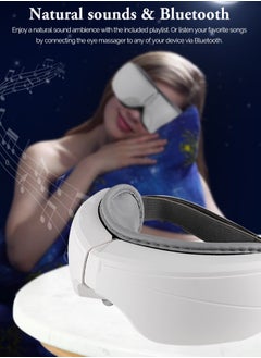 Pretocter Eye Massager with Heat, Heated Eye Mask Massager for Migraines, Ideal Gifts for Women/Men,  Improve Sleep Reduce Eye Strain Dry Eye  - Image 3