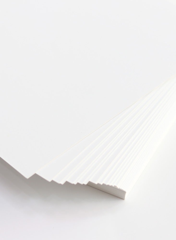 firstnock A5 White Card Stock Paper 350 GSM – Smooth Matt Finish, Thick White Paper 50 Sheets – Perfect for Crafting, Scrapbooking, Invitations, and More - Image 2