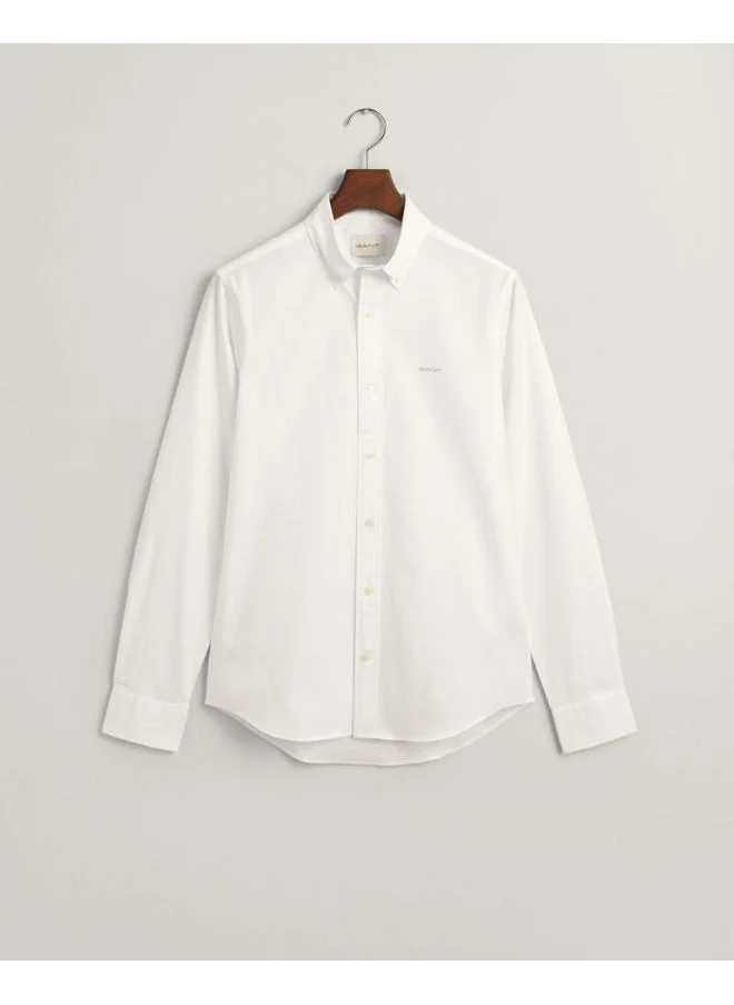 GANT Gant Slim Fit Pinpoint Oxford Shirt