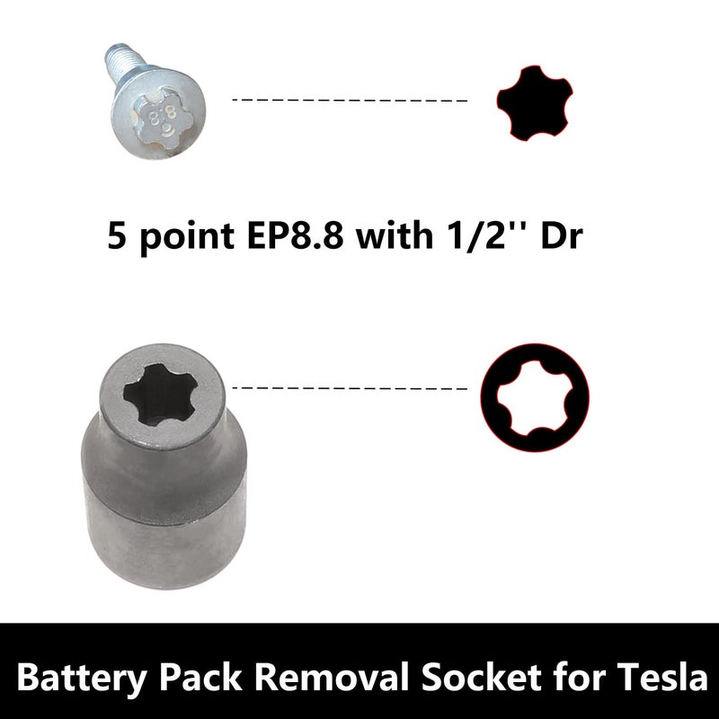 DPTOOL External Torx Plus Socket Set 6 Point EP Socket EP4, EP5, EP6, EP7, EP8, EP10, EP11, EP12, EP14, EP16, EP18, EP20, EP22, EP24, EP26, EP28, EP30, EP32 with 1/2'' 3/8'' 1/4'' Dr E-Torx Plus Sockets 19pc - Image 5