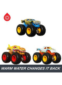 Monster Trucks 1:64 Color Shifters, 3-Pack Of Toy Trucks That Change Decos In Ice Cold Water & Change Back In Warm Water, Toy For Kids, Hgx20 - pzsku/Z045C966941F3389BD0E7Z/45/_/1722596648/1ad6c975-2ee5-4d81-bfc6-ef233827717e