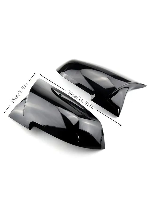 Exterior Rear View Mirror Shell Cover for BMW 1 2 3 4 X M i3 i3S Series F20 F21 F22 F23 F30 F31 F32 F33 F36 F34 F87 E84 Carbon Pattern Bull Horn Protective Cover - Image 2