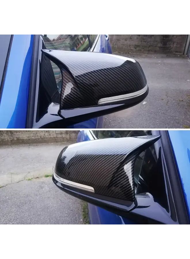 Exterior Rear View Mirror Shell Cover for BMW 1 2 3 4 X M i3 i3S Series F20 F21 F22 F23 F30 F31 F32 F33 F36 F34 F87 E84 Carbon Pattern Bull Horn Protective Cover - Image 5