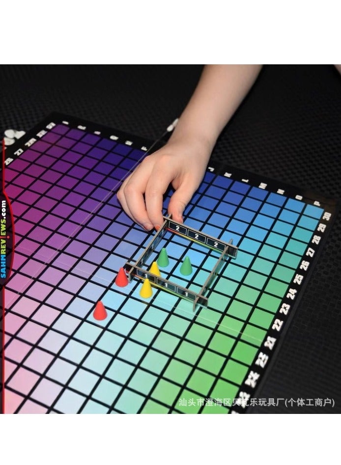 USAopoly Hues And Cues Crafty Colours And Clues Riddle Matching Game Card Toys - Image 3