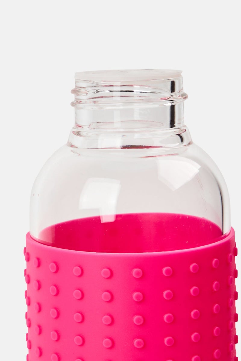 asobu Ice Tea Infuser Glass Bottle 400ml, Pink - Image 2