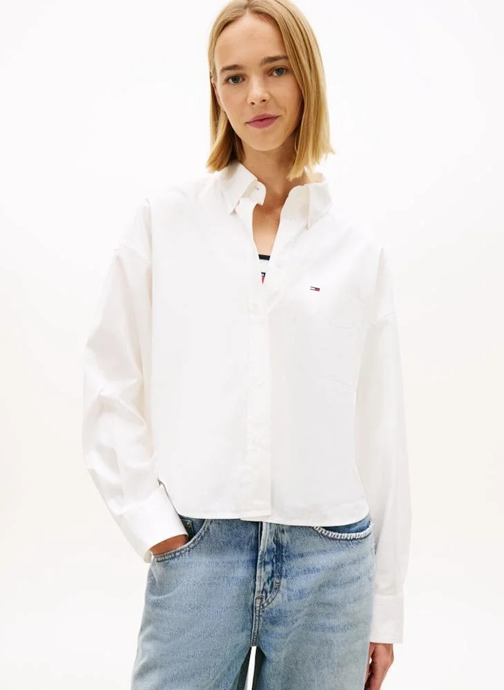 Essential Crop Regular Fit Shirt