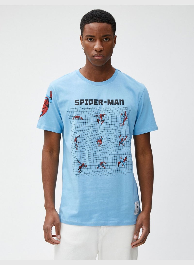 KOTON Spiderman T-Shirt Licensed Printed Cotton - Image 3