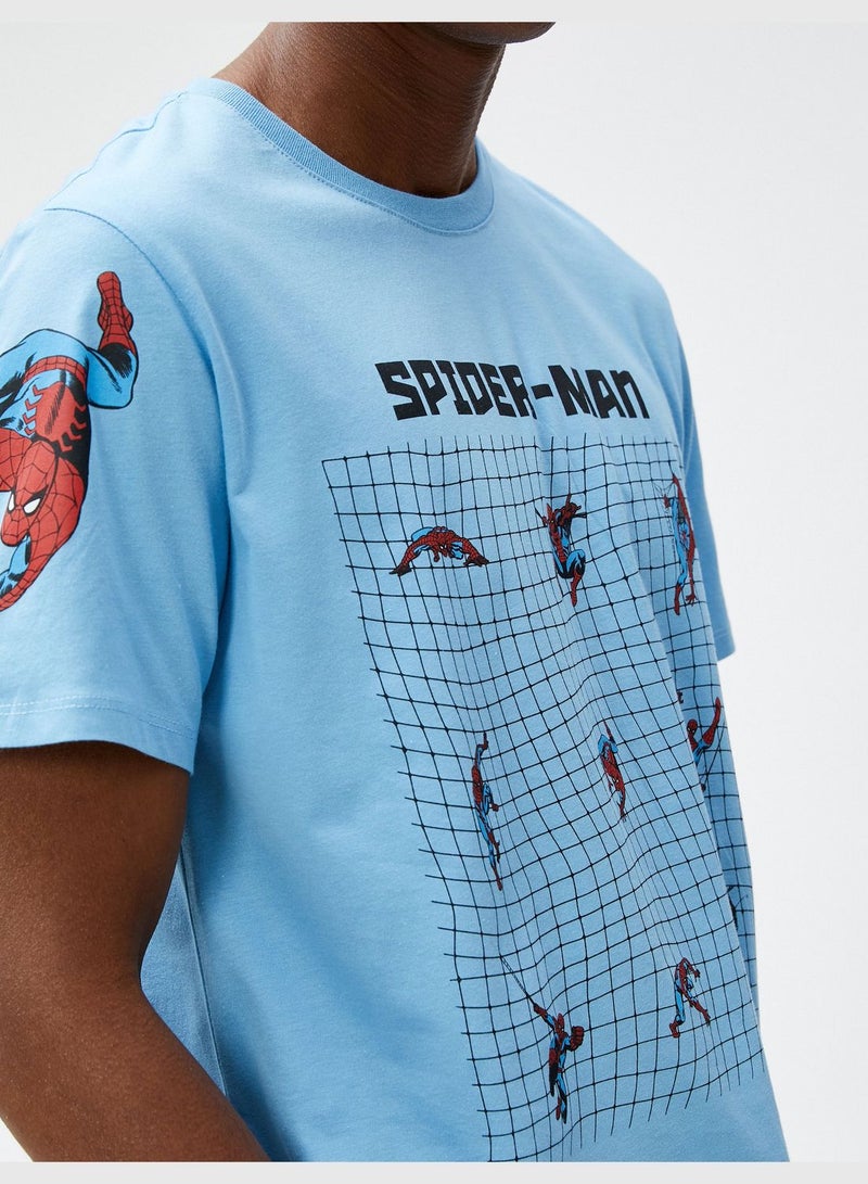 KOTON Spiderman T-Shirt Licensed Printed Cotton - Image 5