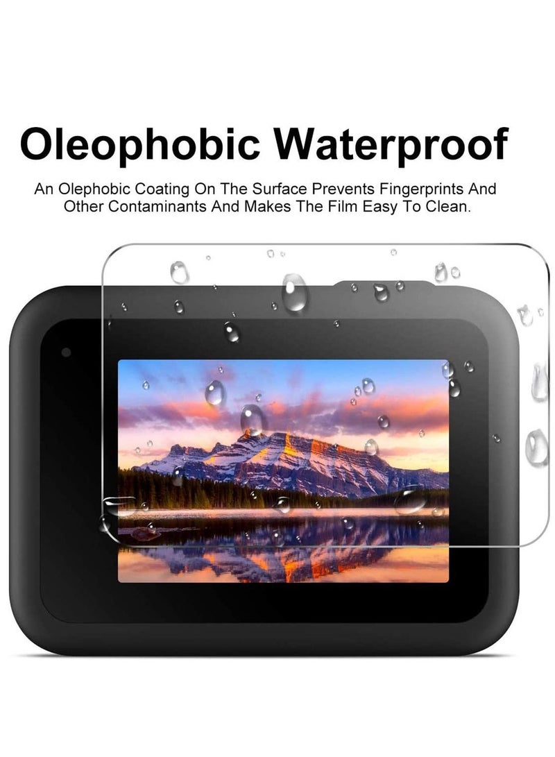 SYOSI SYOSI 9 Pcs Screen Protector for GoPro Hero 8 Black, 3 Ultra Clear Tempered Glass Screen Protector, 3 Tempered Glass Lens Protector, 3 Tempered Glass Front LCD Display Film for Hero 8 Action Camera  - Image 4