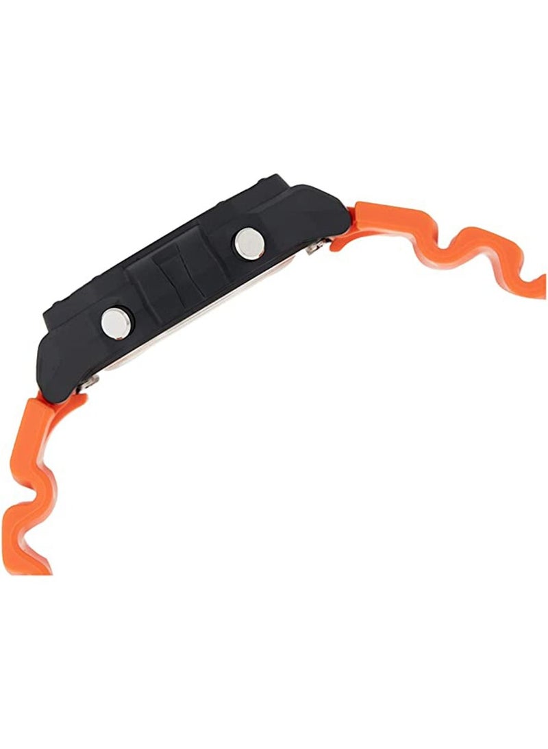 CASIO Men's Resin Digital Wrist Watch W-218H-4B2VDF - 44 mm - Orange - Image 3