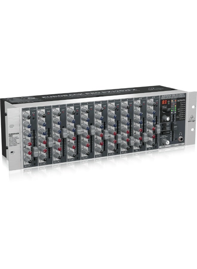 behringer RX1202FXV2 Premium 12 Input Mic Line Rack Mixer - Image 4