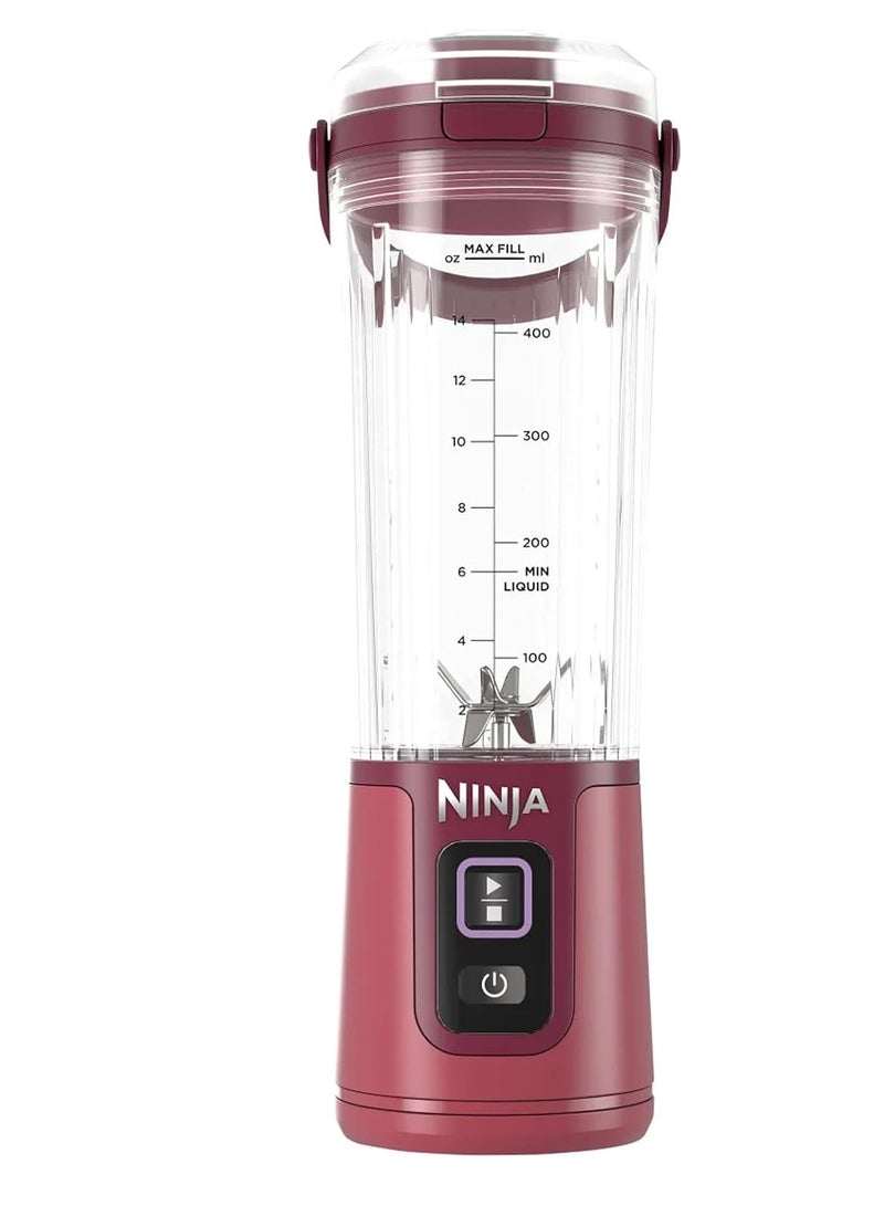 Ninja Blast Portable Blender, Ninja Blending Power On-The-Go, Blast Through Frozen Fruit & Ice, 530ml | Pack of 2 530 ml 14 W CO155BCRB Red & Blue - Image 3