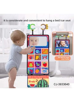 Generic Multi-functional Hanging Type Tear-off Paper Cloth Book To Appease Cognitive Ha Ha Mirror Baby Infant Desk Calendar Cloth Book-Color:Children's Desk Calendar Cloth Book CJ-3933640  - Image 3
