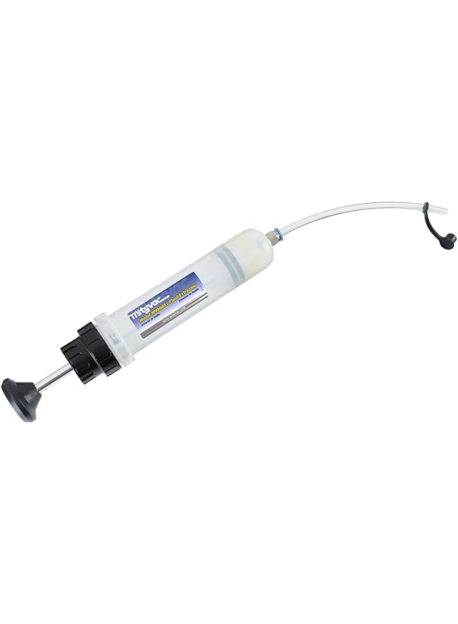 Mityvac Mva6851 7Oz Fluid Evacuator Extractor And Dispensing Syringe, Lightweight, Easy To Clean, 7-1/2" Flexible Tube, Non-Drip Cap, For Master Cylinders, Transaxles, Power Steering And Coolant - Image 1